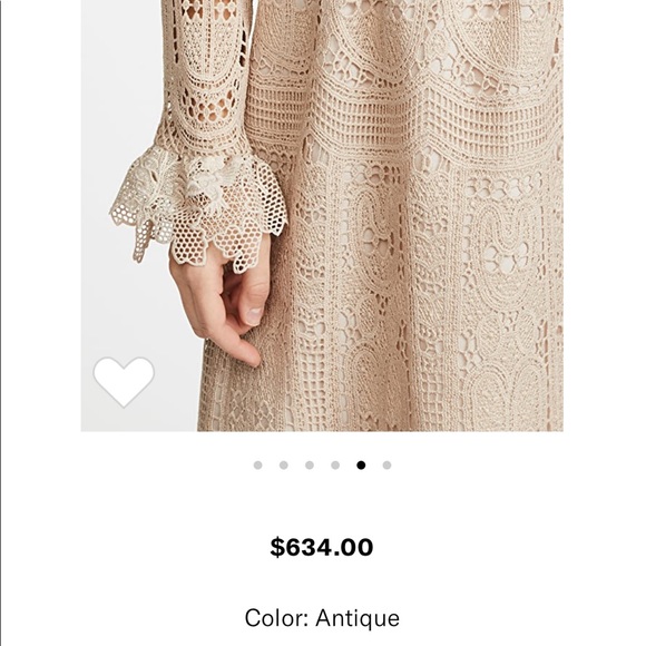 Anna Sui Cupid’s Cloud and Scallop Lace dress 0 - Picture 5 of 8